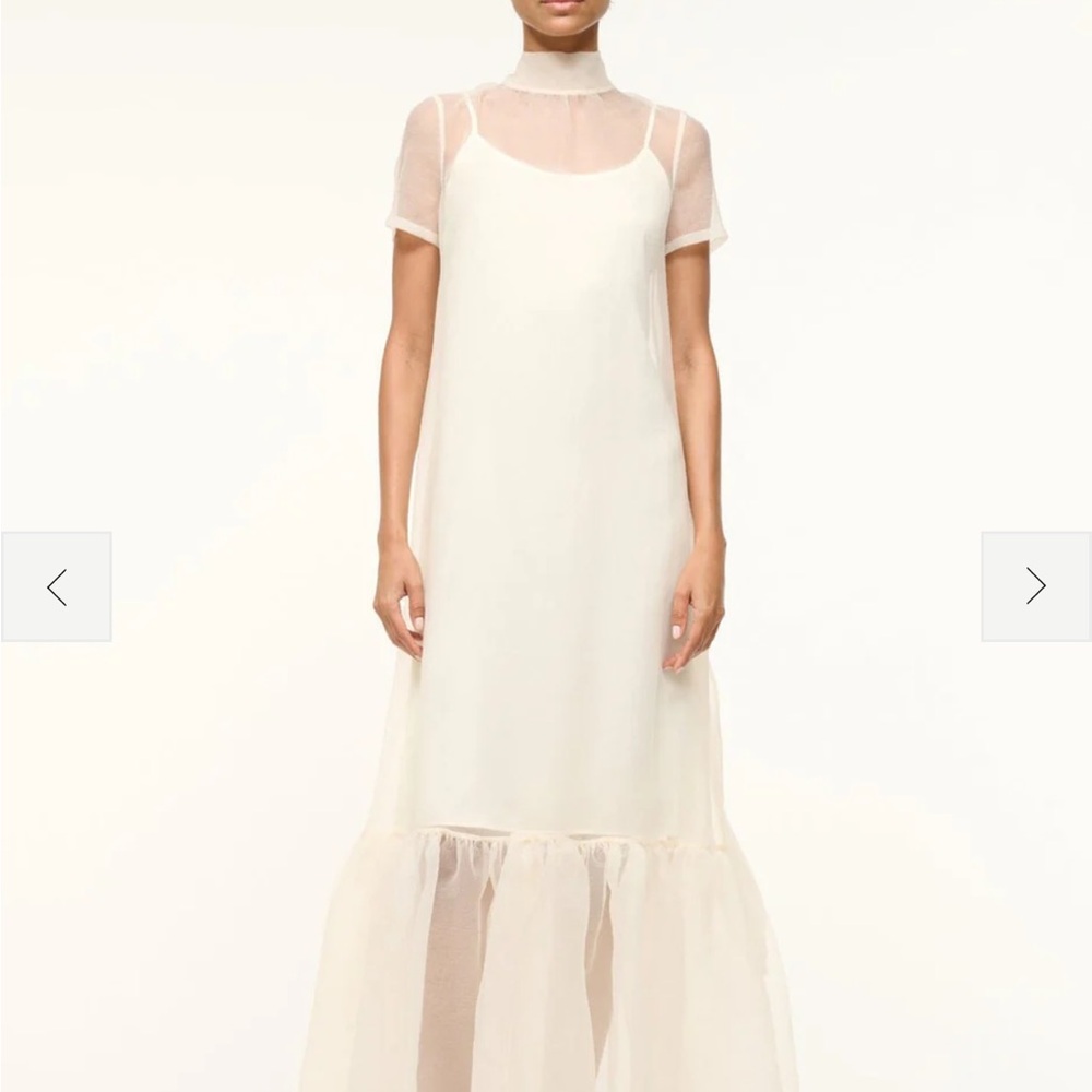 Staud Calluna Dress White